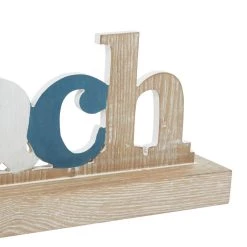 Deals 🛒 23" Brown Wood Coastal Beach Tabletop Sign by Ivory and Iris 😍 -Cheap Ivory and Iris Store D401195S 4