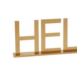 Promo 😍 Gold Metal Home & Love Tabletop Sign Set by Ivory and Iris 🌟 -Cheap Ivory and Iris Store D401200S 3