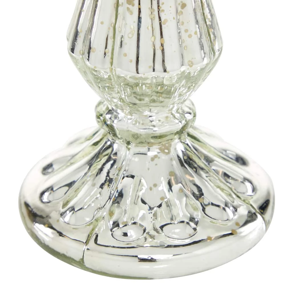 Flash Sale β€οΈ 21" Silver Glass Traditional Candle Holder by Ivory and Iris π 3 Flash Sale β€οΈ 21" Silver Glass Traditional Candle Holder by Ivory and Iris π - Image 3