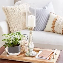 Flash Sale β€οΈ 21" Silver Glass Traditional Candle Holder by Ivory and Iris π 10 Flash Sale β€οΈ 21" Silver Glass Traditional Candle Holder by Ivory and Iris π -Cheap Ivory and Iris Store D401513S 5