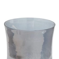 Hot Sale ⭐ 14" Black Glass Traditional Candle Holder by Ivory and Iris 🤩 -Cheap Ivory and Iris Store D401521S 4