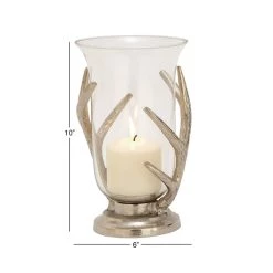 Buy π 10" Clear Aluminum Traditional Candle Holder by Ivory and Iris π 10 Buy π 10" Clear Aluminum Traditional Candle Holder by Ivory and Iris π -Cheap Ivory and Iris Store D401523S 5