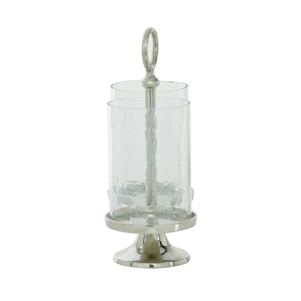 Promo π 14" Silver Aluminum Traditional Candle Holder Lantern by Ivory and Iris π€© 2 Promo π 14" Silver Aluminum Traditional Candle Holder Lantern by Ivory and Iris π€© - Image 2