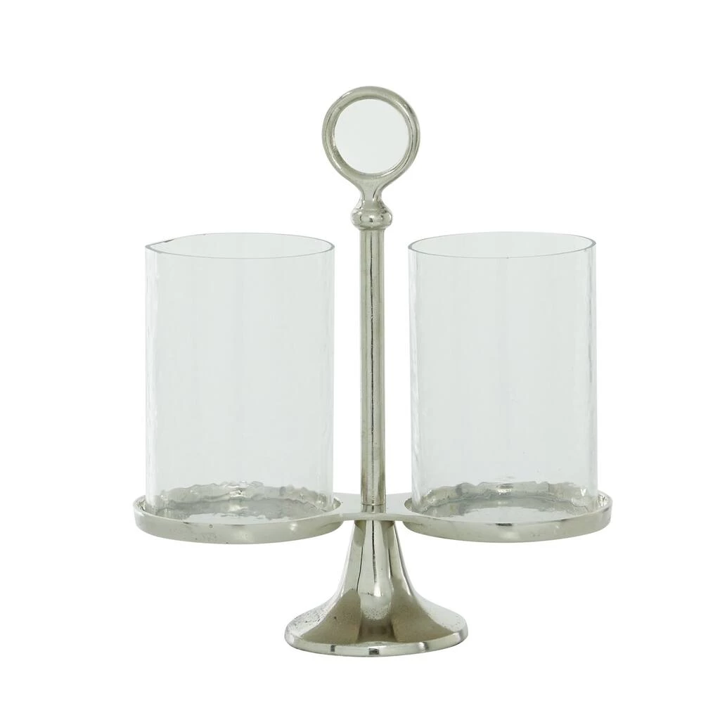Promo π 14" Silver Aluminum Traditional Candle Holder Lantern by Ivory and Iris π€© 5 Promo π 14" Silver Aluminum Traditional Candle Holder Lantern by Ivory and Iris π€© - Image 5