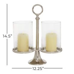 Promo π 14" Silver Aluminum Traditional Candle Holder Lantern by Ivory and Iris π€© 12 Promo π 14" Silver Aluminum Traditional Candle Holder Lantern by Ivory and Iris π€© -Cheap Ivory and Iris Store D401527S 6