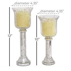 Best reviews of π Set of 2 Clear Glass Vintage Hurricane Lamp, 9", 10" by Ivory and Iris π 12 Best reviews of π Set of 2 Clear Glass Vintage Hurricane Lamp, 9", 10" by Ivory and Iris π -Cheap Ivory and Iris Store D401528S 6