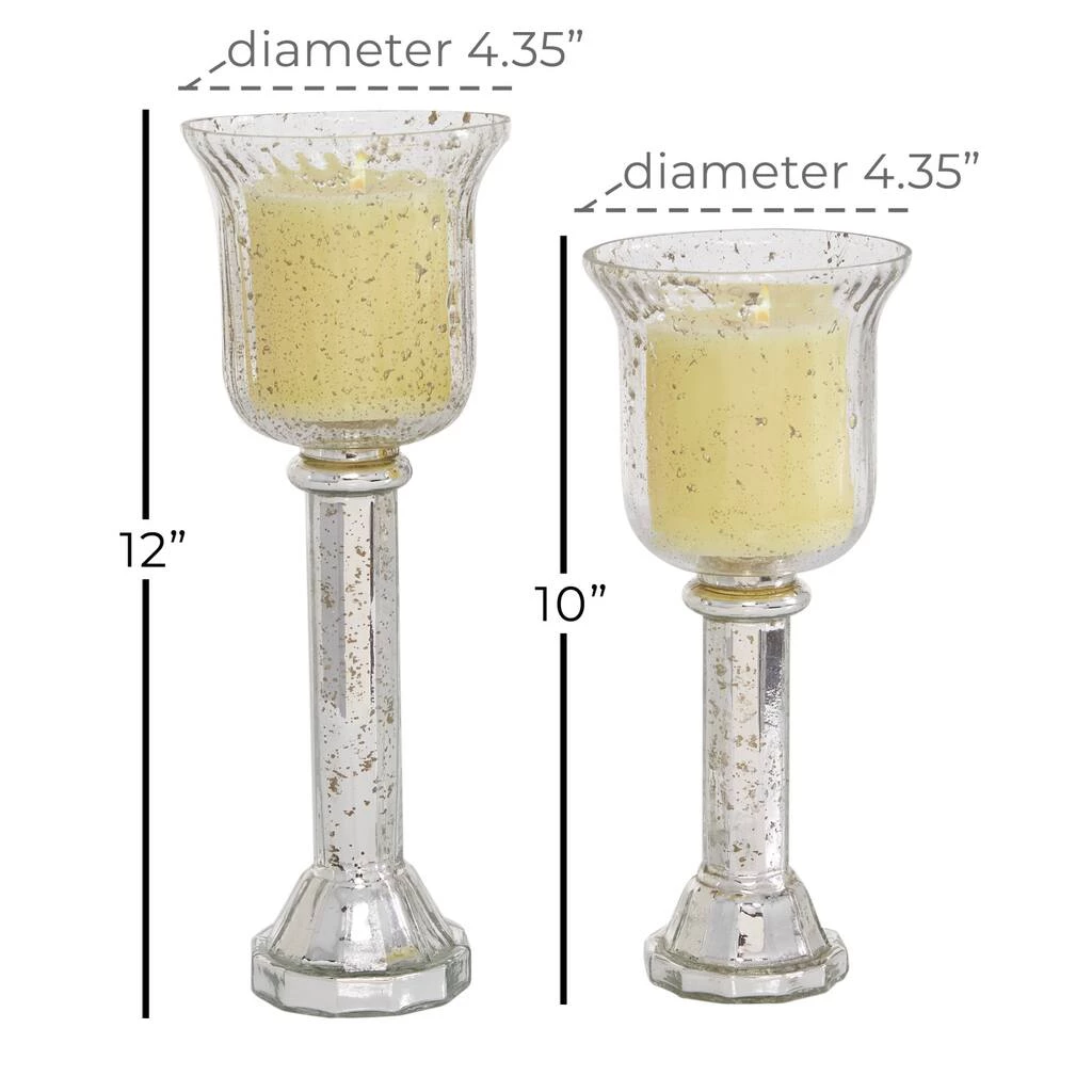 Best reviews of π Set of 2 Clear Glass Vintage Hurricane Lamp, 9", 10" by Ivory and Iris π 6 Best reviews of π Set of 2 Clear Glass Vintage Hurricane Lamp, 9", 10" by Ivory and Iris π - Image 6