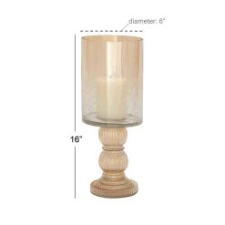 Brand new π 16" Gold Glass Traditional Candle Holder by Ivory and Iris π 10 Brand new π 16" Gold Glass Traditional Candle Holder by Ivory and Iris π -Cheap Ivory and Iris Store D401544S 5