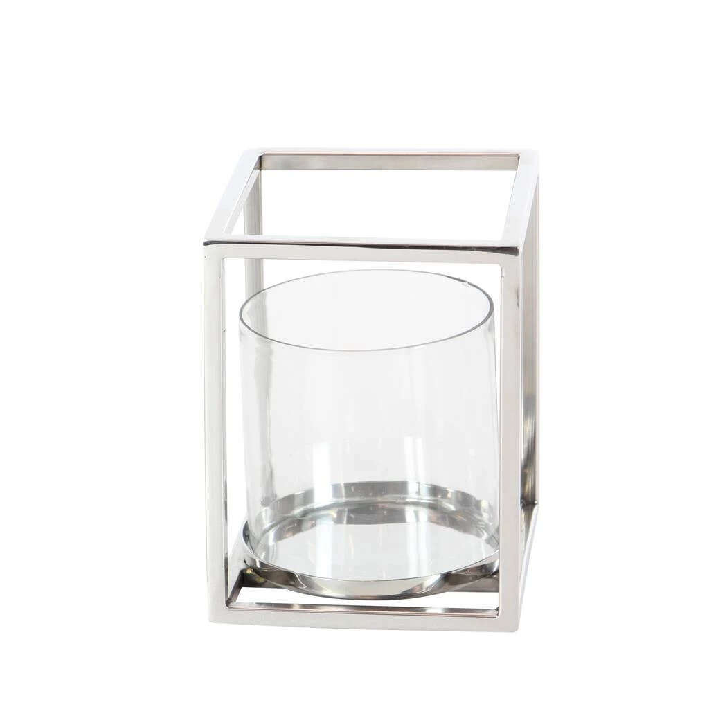 Buy βοΈ Clear Stainless Steel Modern Candle Holder, 8" x 6" x 6" by Ivory and Iris π 3 Buy βοΈ Clear Stainless Steel Modern Candle Holder, 8" x 6" x 6" by Ivory and Iris π - Image 3