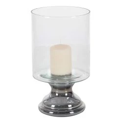 Deals π 14" Clear Glass Traditional Candle Holder by Ivory and Iris π€©