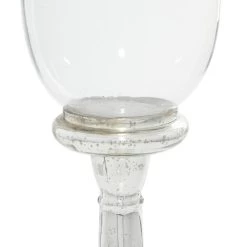 Top 10 🔔 22" Silver Glass Traditional Candle Holder by Ivory and Iris 😉 -Cheap Ivory and Iris Store D401551S 6