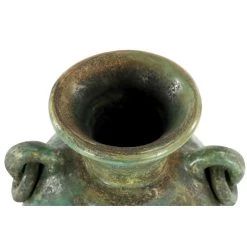 Cheap 😀 23" Green Ceramic Rustic Vase by Ivory and Iris 🎁 -Cheap Ivory and Iris Store D401578S 5