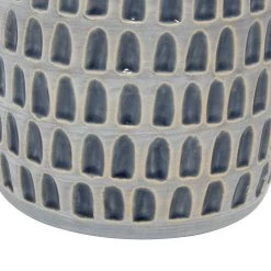 New ❤️ Gray Ceramic Contemporary Vase Set by Ivory and Iris 👍 -Cheap Ivory and Iris Store D401580S 5
