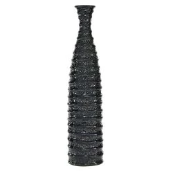 New 🔔 24" Black Stoneware Traditional Vase by Ivory and Iris 🧨
