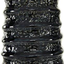 New 🔔 24" Black Stoneware Traditional Vase by Ivory and Iris 🧨 -Cheap Ivory and Iris Store D401590S 6