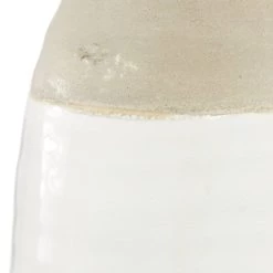 Best Sale 😀 Gray Stoneware Coastal Style Vase by Ivory and Iris 🧨 -Cheap Ivory and Iris Store D401600S 4