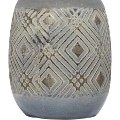 Flash Sale 👏 Gray Stoneware Vintage Vase by Ivory and Iris 🌟 -Cheap Ivory and Iris Store D401605S 4