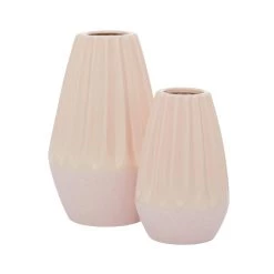Cheapest β Pink Ceramic Contemporary Vase Set by Ivory and Iris π