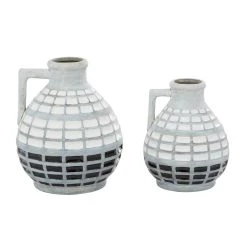 Outlet π― Gray Ceramic Coastal Vase Set by Ivory and Iris β 10 Outlet π― Gray Ceramic Coastal Vase Set by Ivory and Iris β -Cheap Ivory and Iris Store D401610S 3