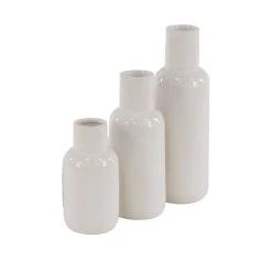 Best deal π White Stoneware Coastal Style Vase Set by Ivory and Iris π€© 10 Best deal π White Stoneware Coastal Style Vase Set by Ivory and Iris π€© -Cheap Ivory and Iris Store D401611S 2