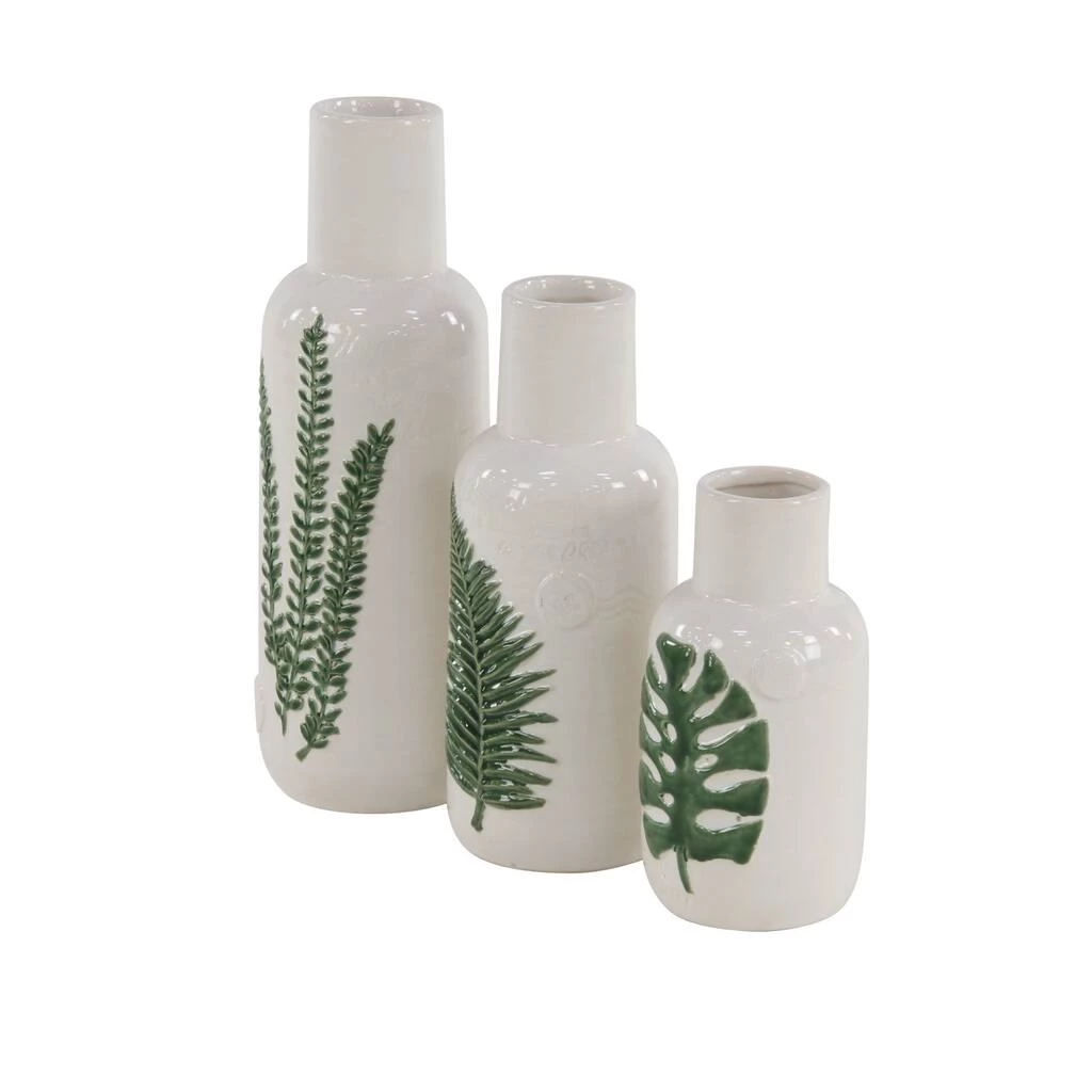 Best deal π White Stoneware Coastal Style Vase Set by Ivory and Iris π€© 2 Best deal π White Stoneware Coastal Style Vase Set by Ivory and Iris π€© - Image 2