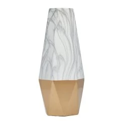 Brand new 🔔 18" Gold Stoneware Contemporary Vase by Ivory and Iris 🔔 -Cheap Ivory and Iris Store D401614S 2