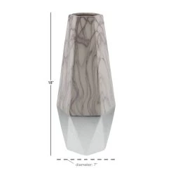 Hot Sale π 18" Gray Stoneware Contemporary Vase by Ivory and Iris π 8 Hot Sale π 18" Gray Stoneware Contemporary Vase by Ivory and Iris π -Cheap Ivory and Iris Store D401619S 4