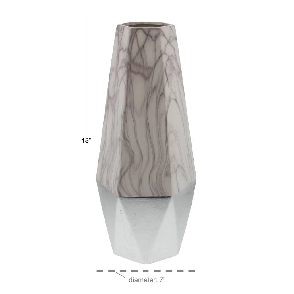 Hot Sale π 18" Gray Stoneware Contemporary Vase by Ivory and Iris π 4 Hot Sale π 18" Gray Stoneware Contemporary Vase by Ivory and Iris π - Image 4