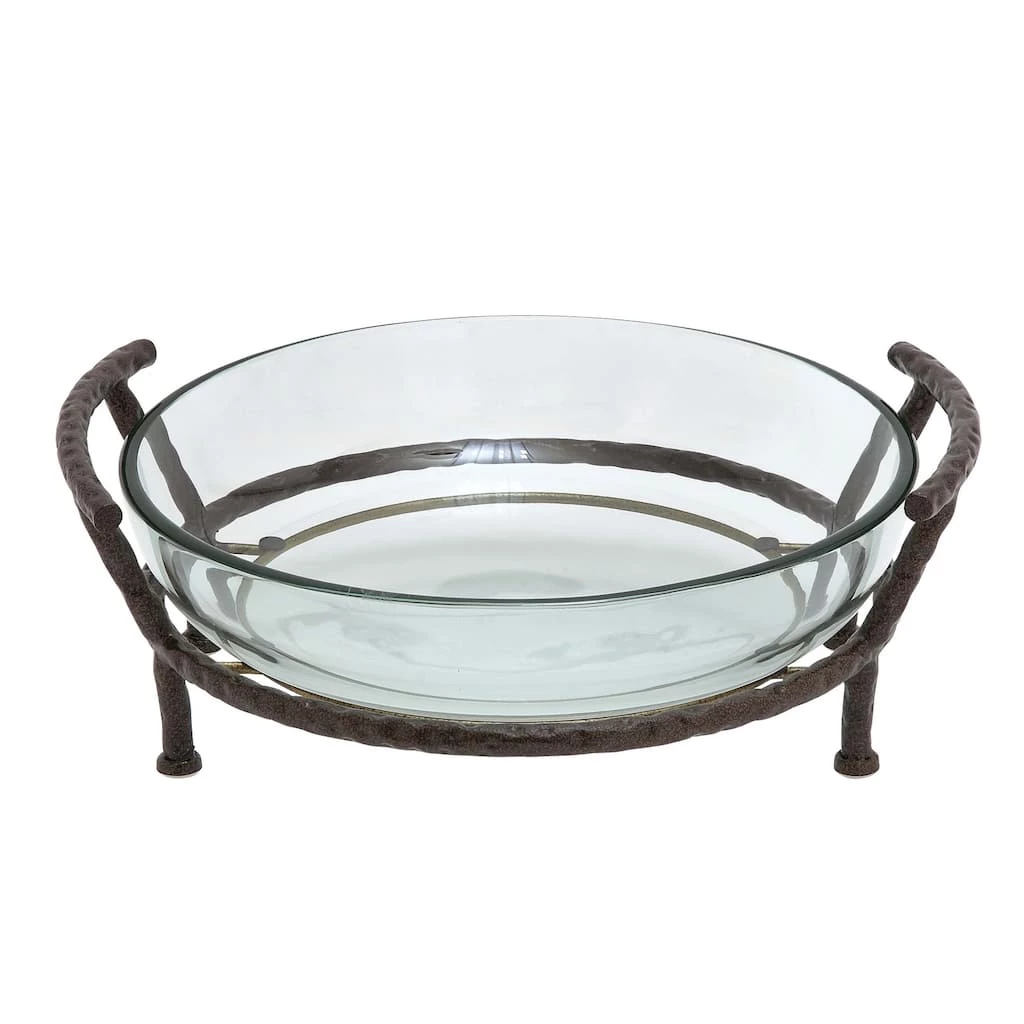 Budget β Clear Glass and Metal Modern Serving Stand, 7" x 19" x 16" by Ivory and Iris π 1 Budget β Clear Glass and Metal Modern Serving Stand, 7" x 19" x 16" by Ivory and Iris π