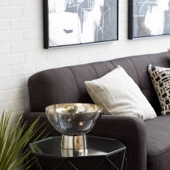 Best Sale ⭐ 11" Dark Gray Glass & Metal Modern Decorative Bowl by Ivory and Iris ❤️ 11 Best Sale ⭐ 11" Dark Gray Glass & Metal Modern Decorative Bowl by Ivory and Iris ❤️ -Cheap Ivory and Iris Store D401735S 6