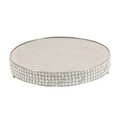 Best Sale π Glam Round Silver Metal and Glass Bead Cake Stand, Set of 3, 3" by Ivory and Iris π 13 Best Sale π Glam Round Silver Metal and Glass Bead Cake Stand, Set of 3, 3" by Ivory and Iris π -Cheap Ivory and Iris Store D401742S 5
