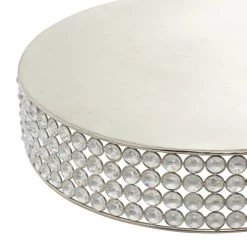 Best Sale π Glam Round Silver Metal and Glass Bead Cake Stand, Set of 3, 3" by Ivory and Iris π 15 Best Sale π Glam Round Silver Metal and Glass Bead Cake Stand, Set of 3, 3" by Ivory and Iris π -Cheap Ivory and Iris Store D401742S 7
