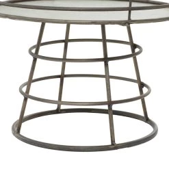 Cheap 🎉 Gray Iron Farmhouse Tray Stand by Ivory and Iris 🌟 -Cheap Ivory and Iris Store D401751S 4