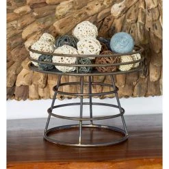 Cheap 🎉 Gray Iron Farmhouse Tray Stand by Ivory and Iris 🌟 -Cheap Ivory and Iris Store D401751S 8