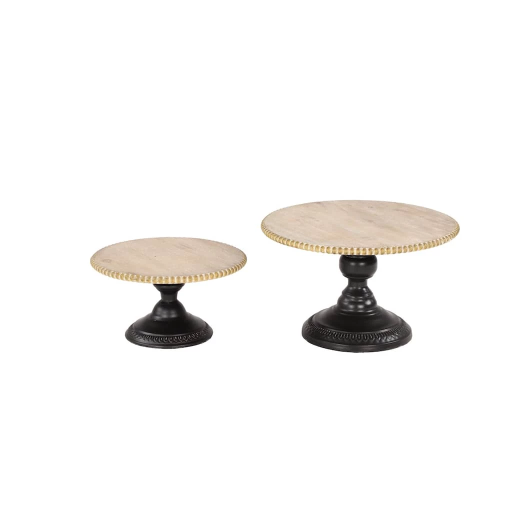 Brand new π Set of 2 Light Brown Metal Rustic Cake Stand, 13", 11" by Ivory and Iris π€© 1 Brand new π Set of 2 Light Brown Metal Rustic Cake Stand, 13", 11" by Ivory and Iris π€©