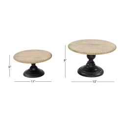 Brand new π Set of 2 Light Brown Metal Rustic Cake Stand, 13", 11" by Ivory and Iris π€© 12 Brand new π Set of 2 Light Brown Metal Rustic Cake Stand, 13", 11" by Ivory and Iris π€© -Cheap Ivory and Iris Store D401790S 6