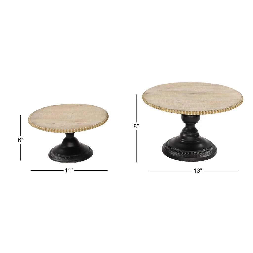 Brand new π Set of 2 Light Brown Metal Rustic Cake Stand, 13", 11" by Ivory and Iris π€© 6 Brand new π Set of 2 Light Brown Metal Rustic Cake Stand, 13", 11" by Ivory and Iris π€© - Image 6