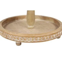 New π― Light Brown Wood Natural 2 Tier Tray Stand by Ivory and Iris π 9 New π― Light Brown Wood Natural 2 Tier Tray Stand by Ivory and Iris π -Cheap Ivory and Iris Store D401792S 4