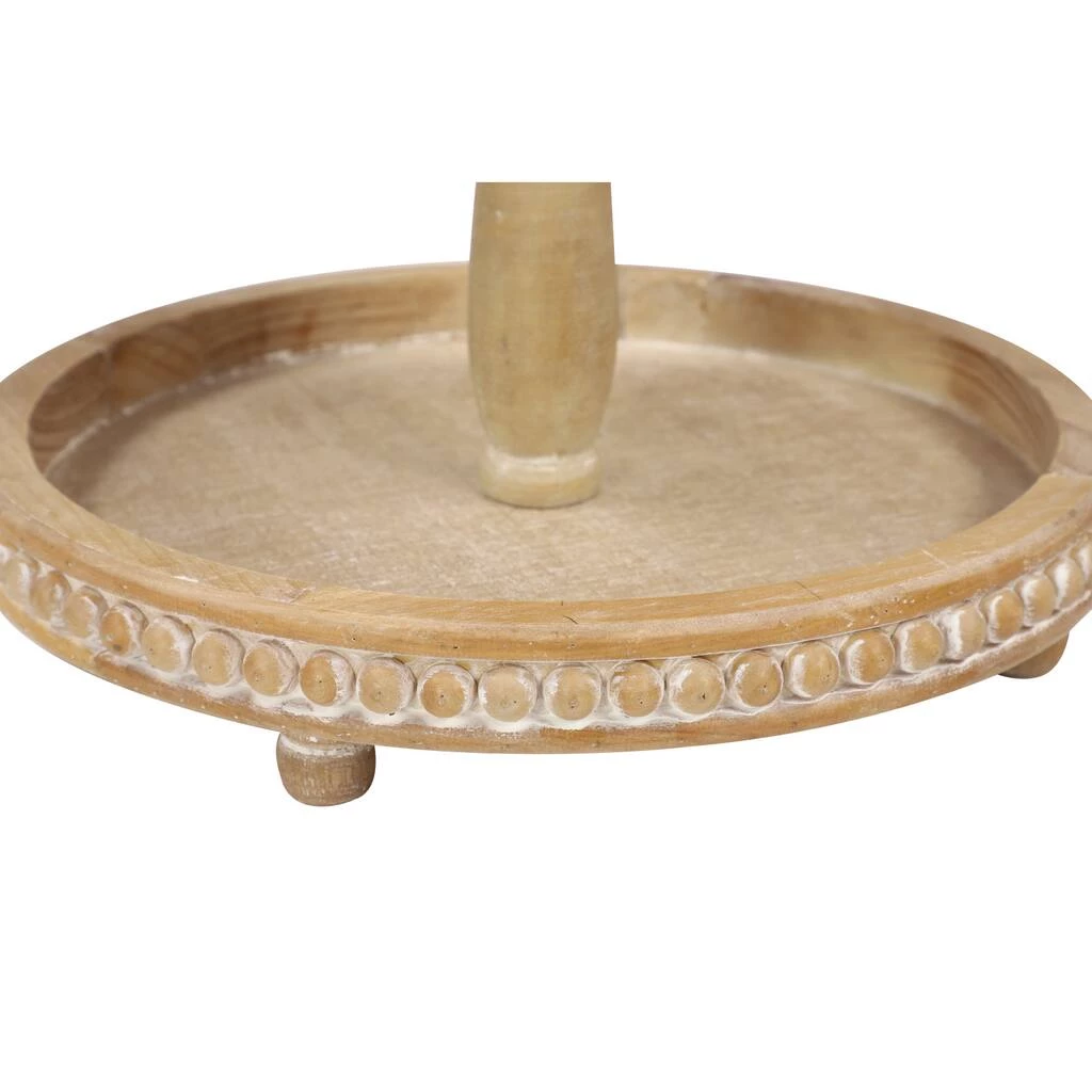 New π― Light Brown Wood Natural 2 Tier Tray Stand by Ivory and Iris π 4 New π― Light Brown Wood Natural 2 Tier Tray Stand by Ivory and Iris π - Image 4