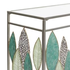 Deals 💯 Silver Metal Contemporary Console Table 30" x 44" x 15" by Ivory and Iris ⌛ -Cheap Ivory and Iris Store D401814S 3