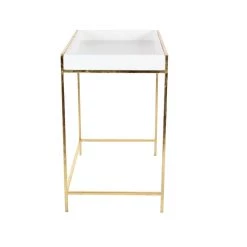 Discount ✨ Set of 2 Gold Metal Contemporary Console Table, 22", 20" by Ivory and Iris 🎉 -Cheap Ivory and Iris Store D401817S 3