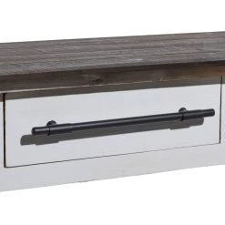 Best reviews of 💯 White Farmhouse Wood Console Table, 32" x 71" by Ivory and Iris 👏 -Cheap Ivory and Iris Store D401819S 8