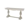 Hot Sale 😉 White Traditional Wood Console Table, 30" x 59" by Ivory and Iris 🥰