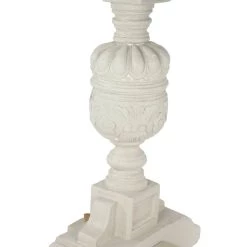 Hot Sale 😉 White Traditional Wood Console Table, 30" x 59" by Ivory and Iris 🥰 -Cheap Ivory and Iris Store D401824S 5