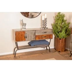 Top 10 🎁 Grey Modern Mango Wood Console Table, 30" x 45" by Ivory and Iris 👏 -Cheap Ivory and Iris Store D401826S 7