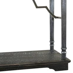 Promo β¨ Black Wood Farmhouse Console Table 33" x 47" x 15" by Ivory and Iris π 9 Promo β¨ Black Wood Farmhouse Console Table 33" x 47" x 15" by Ivory and Iris π -Cheap Ivory and Iris Store D401827S 3