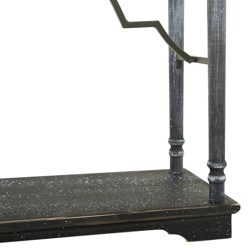 Promo β¨ Black Wood Farmhouse Console Table 33" x 47" x 15" by Ivory and Iris π 3 Promo β¨ Black Wood Farmhouse Console Table 33" x 47" x 15" by Ivory and Iris π - Image 3