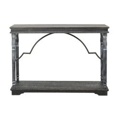 Promo β¨ Black Wood Farmhouse Console Table 33" x 47" x 15" by Ivory and Iris π 11 Promo β¨ Black Wood Farmhouse Console Table 33" x 47" x 15" by Ivory and Iris π -Cheap Ivory and Iris Store D401827S 5