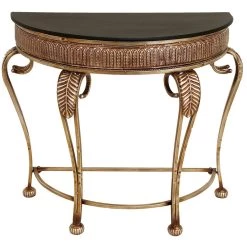Hot Sale π Gold Traditional Metal Console Table, 33" x 41" by Ivory and Iris π