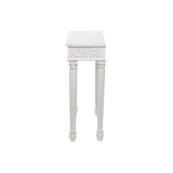 Coupon 🛒 White Farmhouse Mango Wood Console Table, 30" x 36" by Ivory and Iris ⭐ -Cheap Ivory and Iris Store D401831S 3